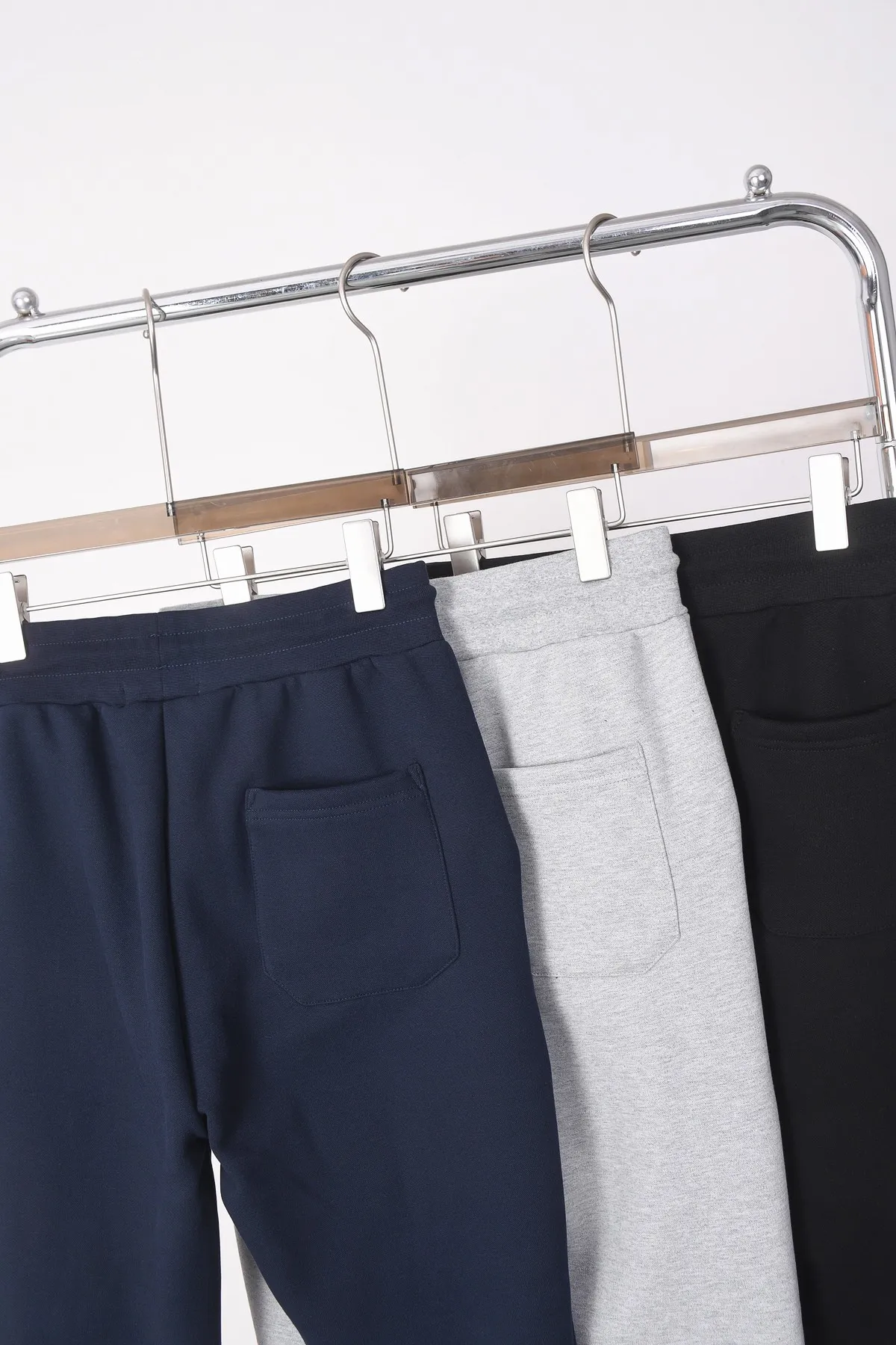 P210 2780#RL Ralph Lauren pony embroidered velvet sweatpants trousers Color: black royal blue gray Size: M-XXL Fabric: 500g composite Austrian velvet Can be matched with 2817 velvet suit